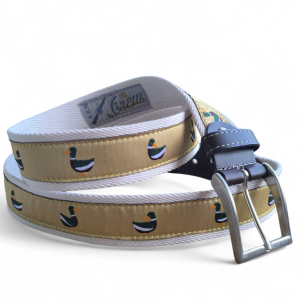 cinturón de patos de lona beige- The Sioux Crew