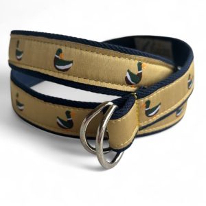 cinturón de patos de lona azul con piquetes- The Sioux Crew