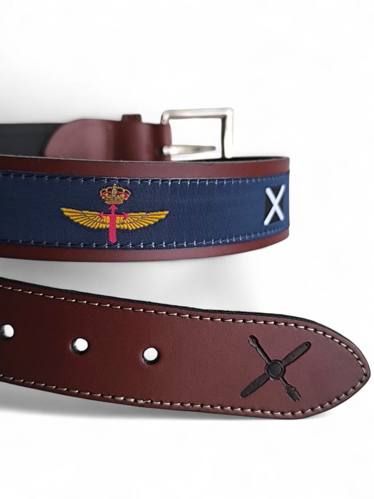 cinturón alas de aviación militares de cuero - The Sioux Crew